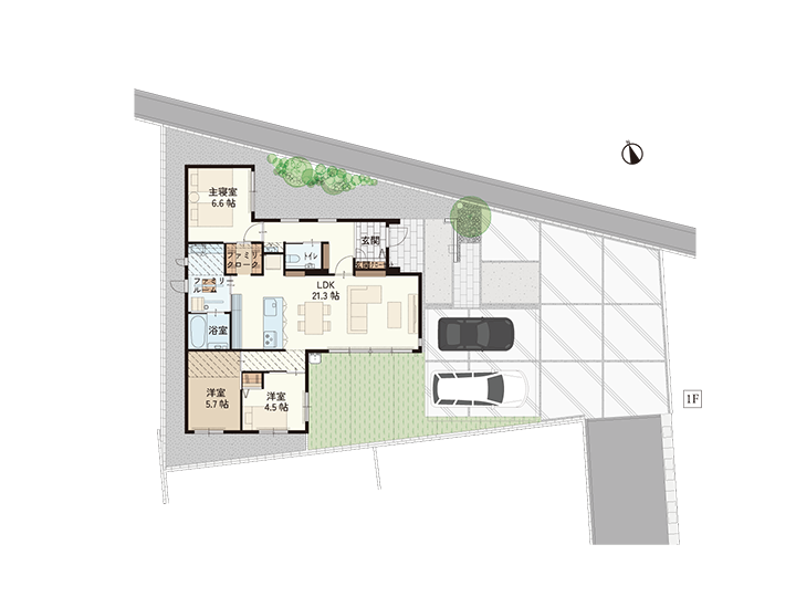沖3号地:間取り