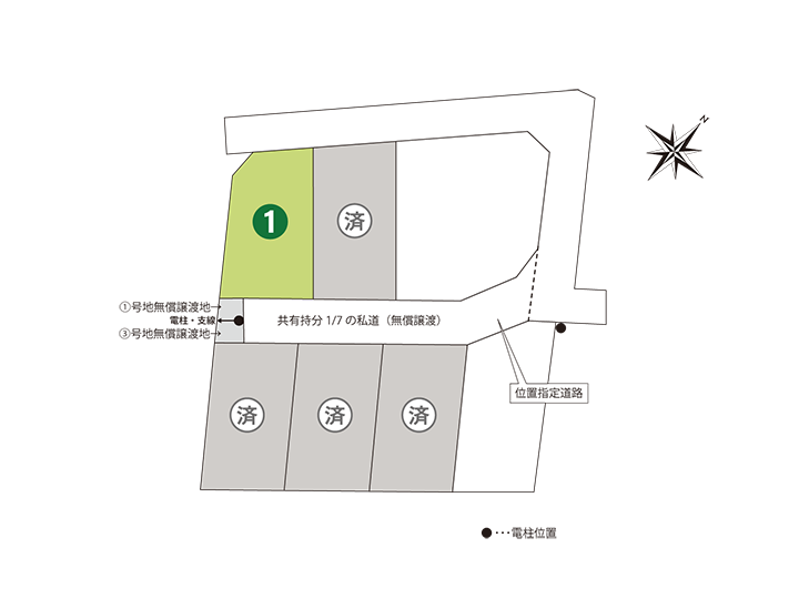 早島モデルハウス:区画図