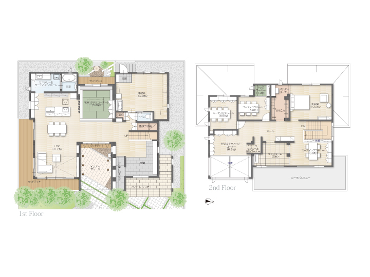 OHKハウジング展示場:間取り